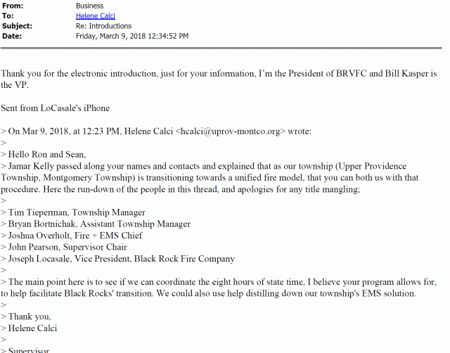 030918 Email meeting with state