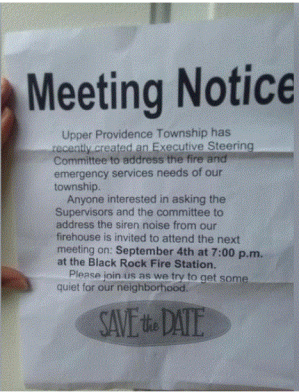 fire siren meeting notice
