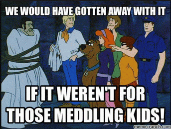meddling