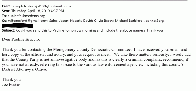 Foster Response 041819