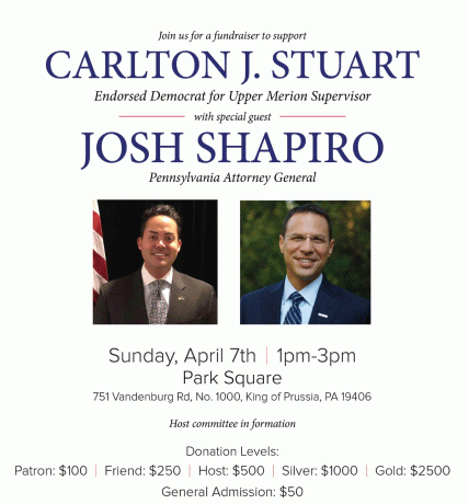 Shapiro Fundraiser